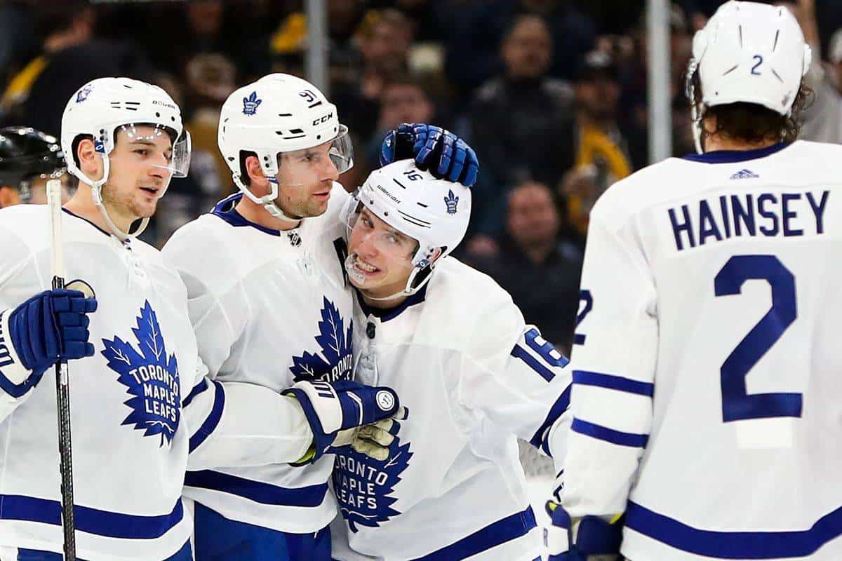 NHL Hockey Betting: Boston Bruins At Toronto Maple Leafs ...